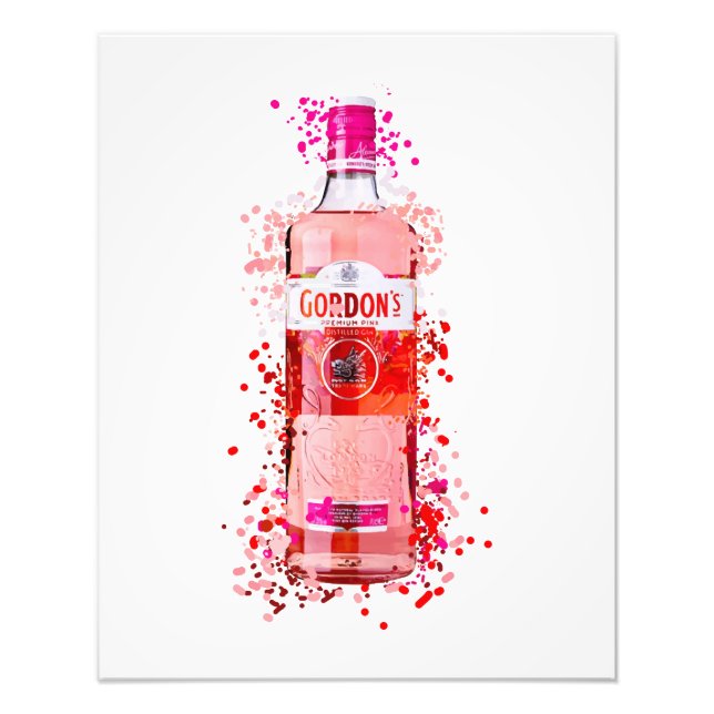 Foto Impresión de Gin rosa (Frente)