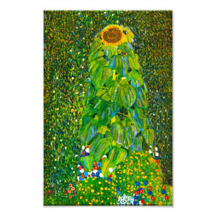 Foto Impresión de girasol Gustav Klimt