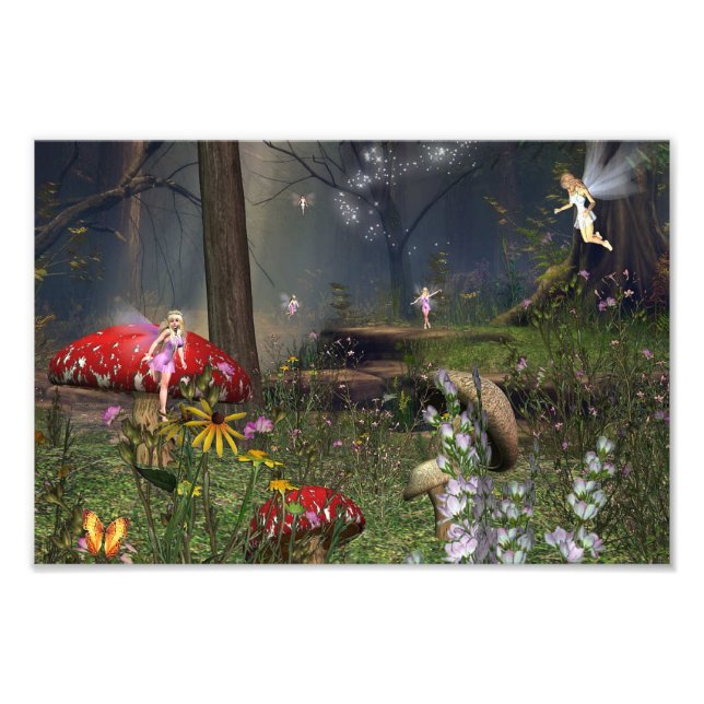 Foto Impresión de hadas forestales (Frente)