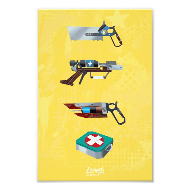 Foto impresión de herramientas médicas de TF2 BLU (Frente)