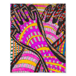 Foto Impresión de huellas digitales tribales