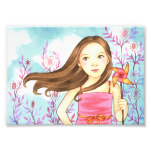 Foto Impresión de Ilustracion infantil de verano PinWhe