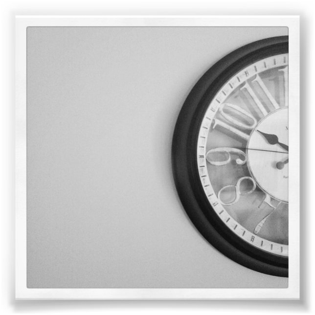 Foto Impresión de Instagram de 4" x 4": reloj (Frente)