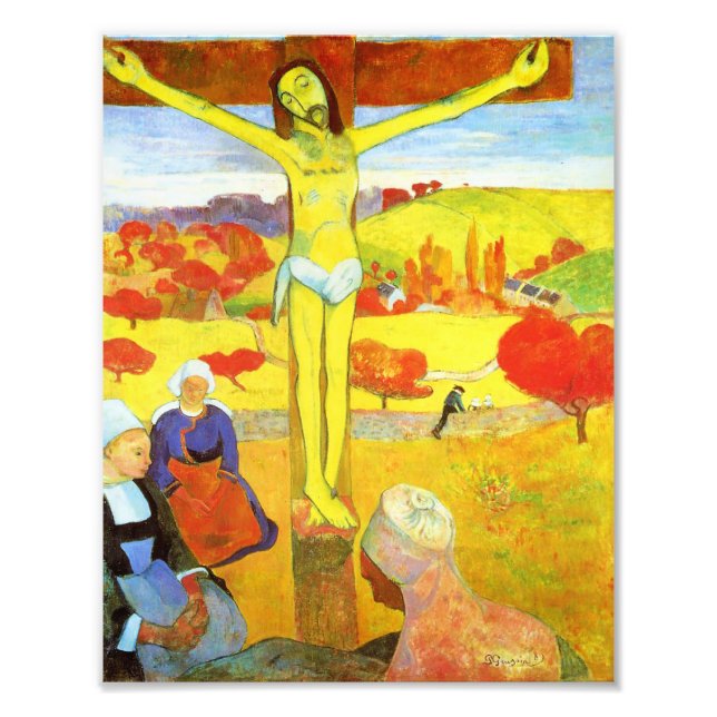 Foto Impresión de Jesucristo Amarillo Gauguin (Frente)