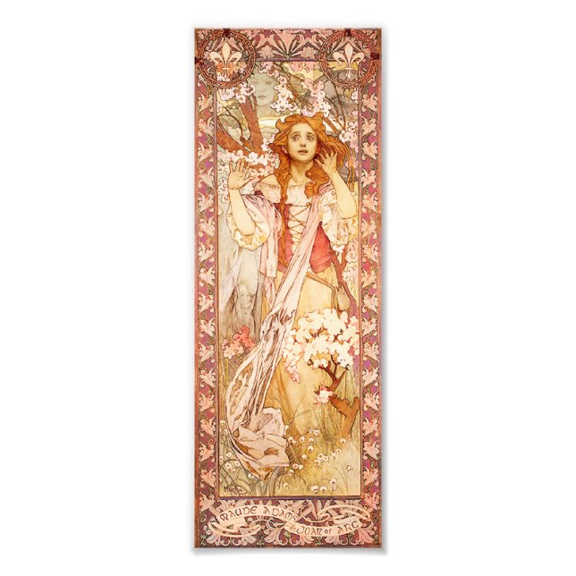 Foto Impresión de Juana de Arco de Alphonse Mucha (Frente)