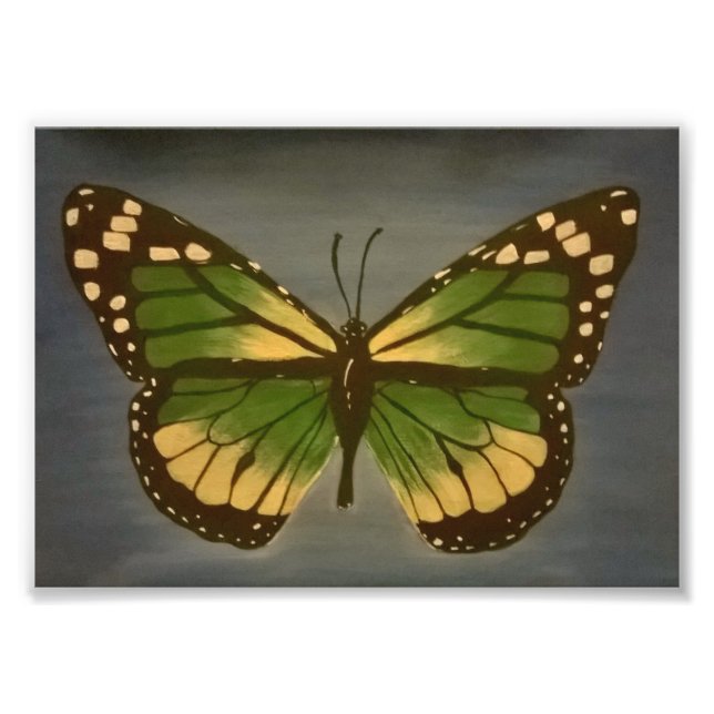 Foto Impresión de la mariposa de la abuela las 5x7 (Frente)