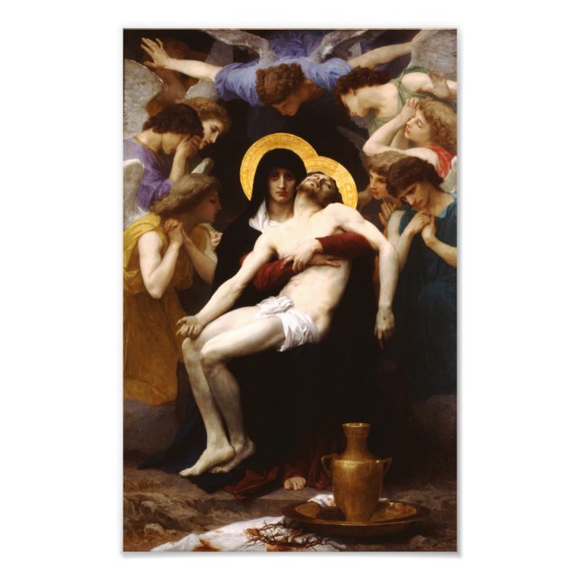 Foto Impresión de la Piedad de Bouguereau (Frente)