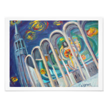 Impresión de la primera iglesia bautista