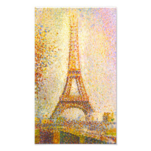 Foto Impresión de la torre Eiffel de Seurat