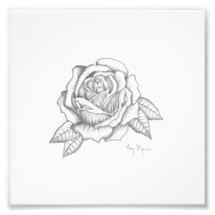 Foto Impresión de lápiz Rosa - Papel de acabado satinad