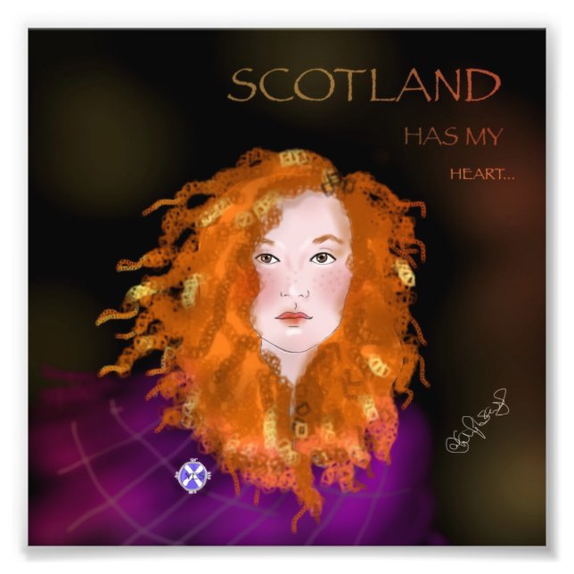 Foto Impresión de lassy en Escocia (Frente)
