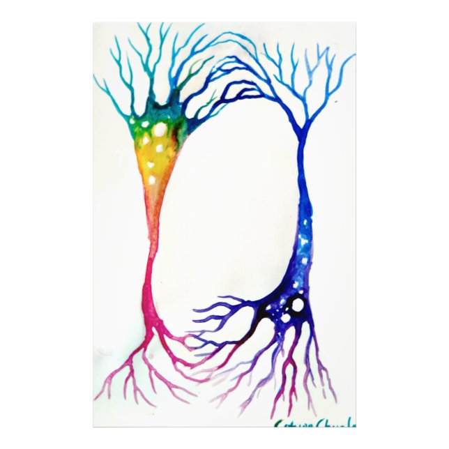 Foto Impresión de lienzo Poster de neuronas (Frente)