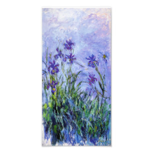 Foto Impresión de los iris de la lila de Monet