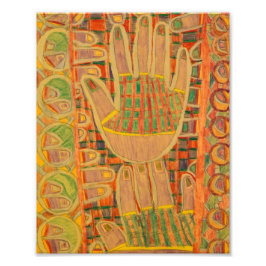 Foto Impresión de manos de fe