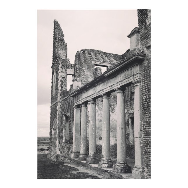 Foto Impresión de mansión abandonada. (Frente)