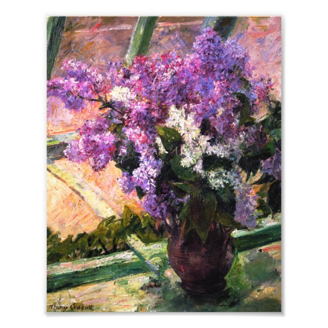 Foto Impresión de Mary Cassatt Lilacs (Frente)