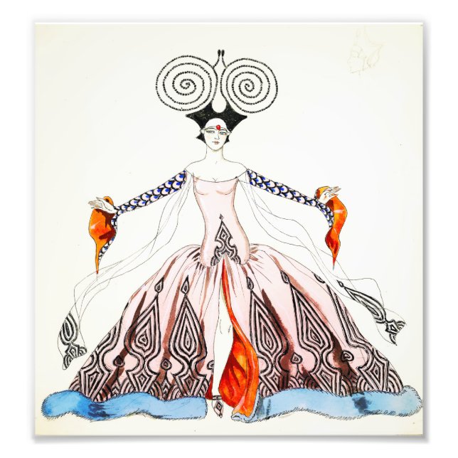 Foto Impresión de moda Georges Barbier Art Deco (Frente)