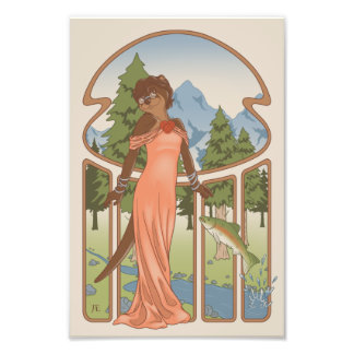 Foto Impresión de obturación de estilo Art Nouveau