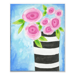 Foto Impresión de peones rosados