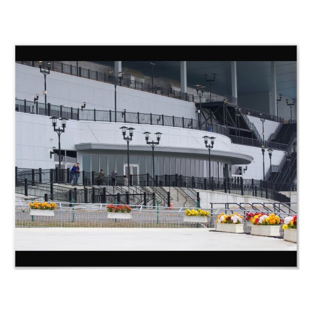 Foto Impresión de pista de carreras de acueducto (Frente)