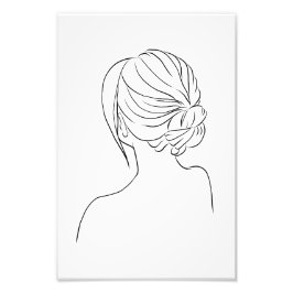 Foto Impresión de Poster de dibujo de estilo de pelo de