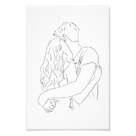 Foto Impresión de Poster de dibujo de pareja desde mis 