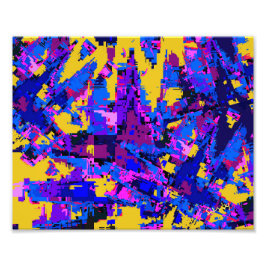 Foto Impresión de salpicaduras de color