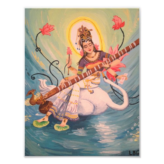 Foto Impresión de Saraswati (Frente)