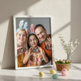 Foto Impresión de satén de pascua de 11" x 14" para fam