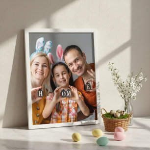 Foto Impresión de satén de pascua de 11" x 14" para fam