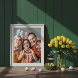 Foto Impresión de satén de pascua de 11" x 14" para fam