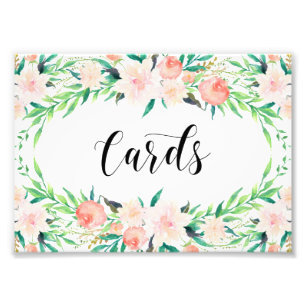 Foto Impresión de tarjetas de Bouquet Delicadas
