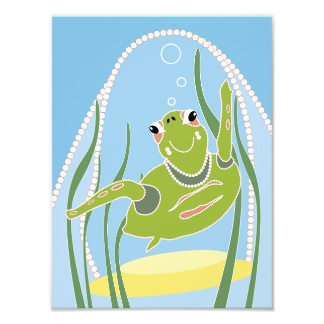 Foto Impresión de tortuga de moda (Frente)