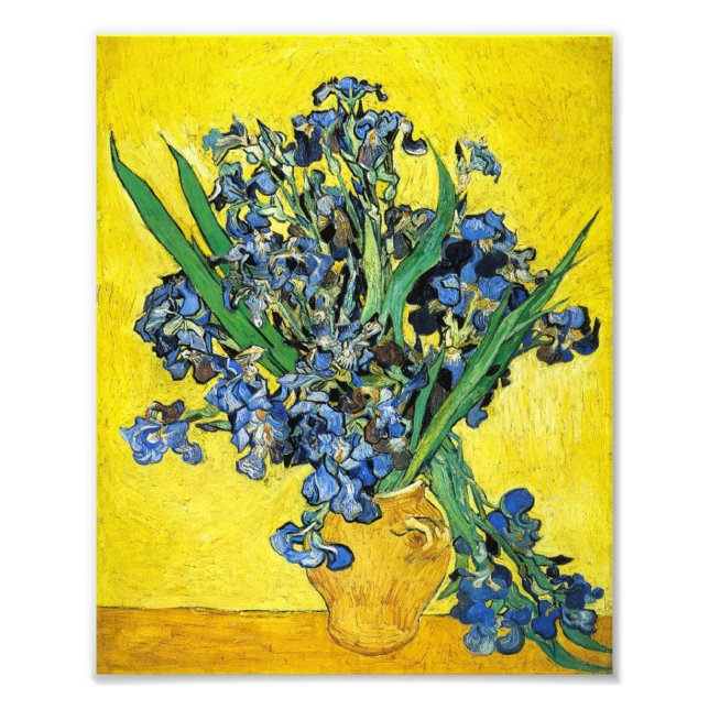 Foto Impresión de Van Gogh Irises (Frente)