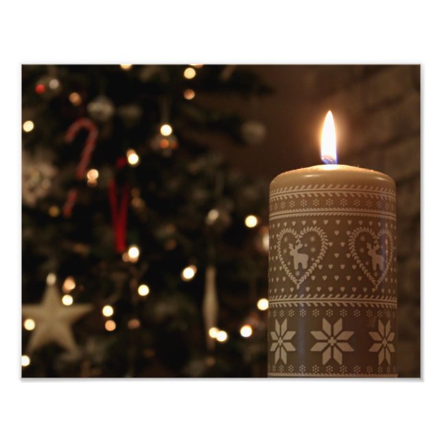 Foto Impresión de velas de navidades (Frente)