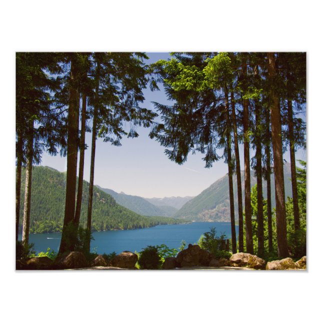 Foto Impresión de verano de Lake Cushman (Frente)