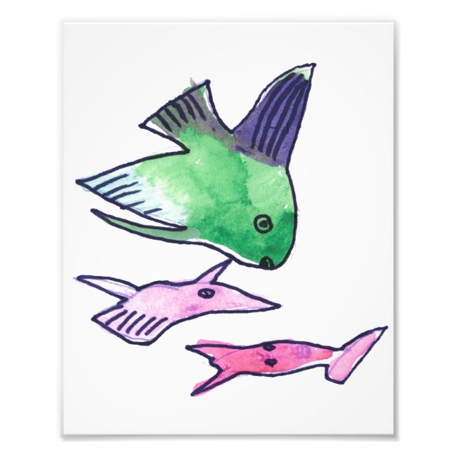 Foto Impresión de vida marina (Frente)