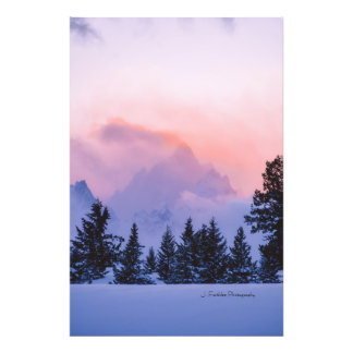 Foto Impresión del amanecer en invierno de Wall Art Tet