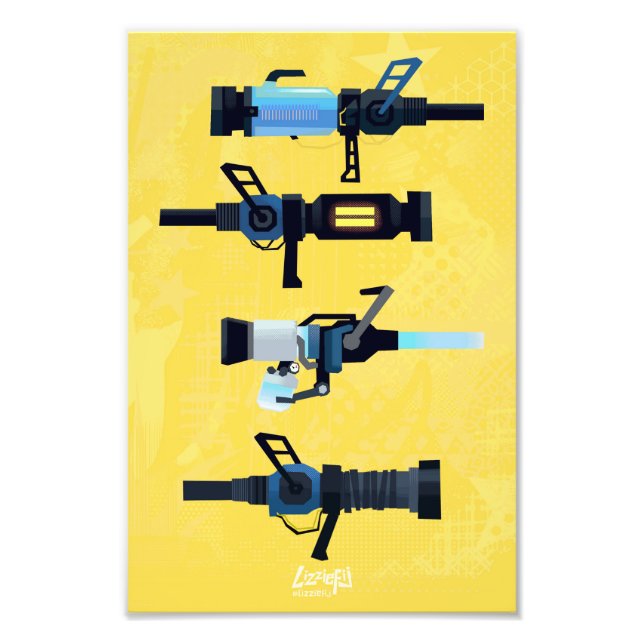 Foto impresión del arsenal paramédico TF2 BLU (Frente)