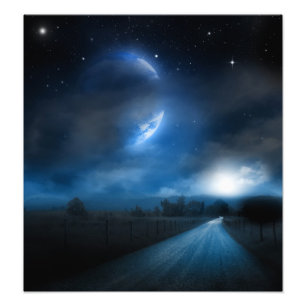 Foto Impresión del claro de luna