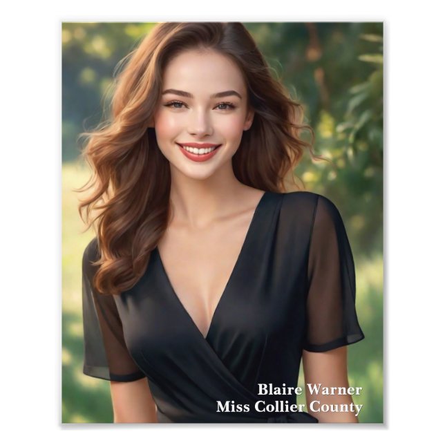 Foto Impresión del concurso fotogénico 8x10 (Frente)