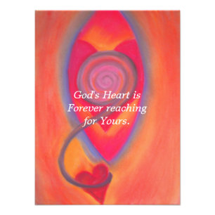 Foto Impresión del corazón de dios