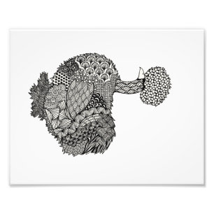 Foto impresión del corista del silkie