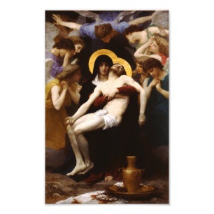 Foto Impresión del Pieta de Bouguereau
