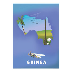 Foto Impresión del poster de esquí de Guinea Sudáfrica.