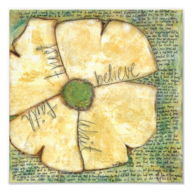 Foto Impresión Dogwood 12 x 12 (Frente)