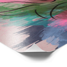 Foto Impresión en papel Kodak, pintura de flor rosa