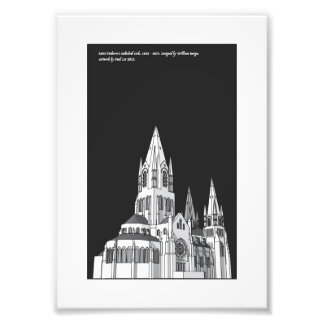 Foto Impresión en riverside de la catedral de Santa Fin