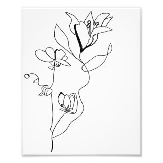 Foto Impresión floral simple