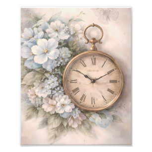 Foto Impresión floral vintage de Cottage Core para enma